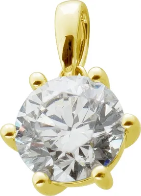 Produktbild von Solitär Anhänger 1.00ct  F Vsi Gelbgold 585 14K Lab Grown Diamond IGI Zertifikat