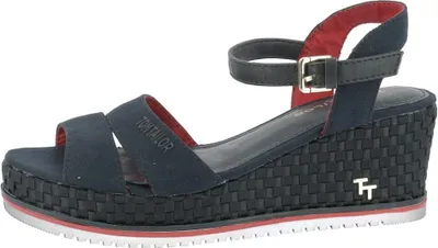 Produktbild von TOM TAILOR 6991901 Sandale Plateau Keil Wedge navy Gr.37-42 EUR 40