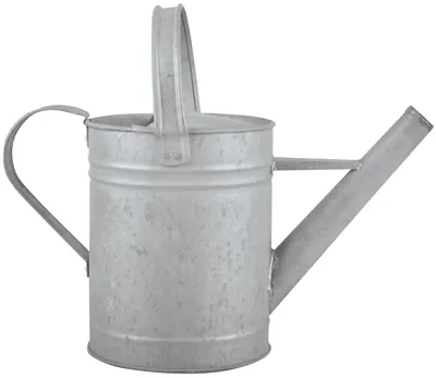 Zink-Gießkanne 1,5 l, silberfarben, Größe S