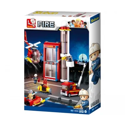 Produktbild von Torro Bausteine Set - Kleine Feuerwehrwache