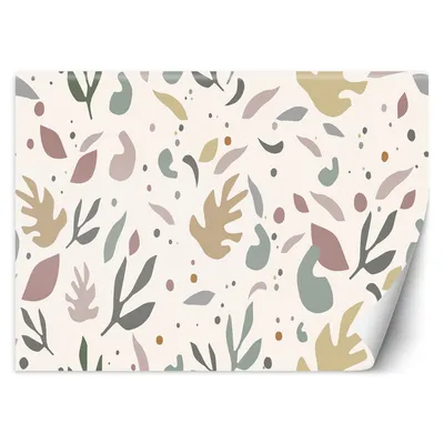 Produktbild von FOTOTAPETE Boho-Blätter 450x315FOTOTAPETE für KINDERZIMMER AAAxBBB cm Vlies Tapete KINDERMUSTER Wandtapete Design Schlafzimmer Wohnzimmer Jugendzimmer Teenager