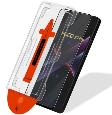 Zdjęcie produktu dla 1-pak ‏‏Xiaomi Poco X7 Pro Szkło ochronne na ekran - Szkło hartowane | [Automatyczna instalacja] - Bez bąbelków