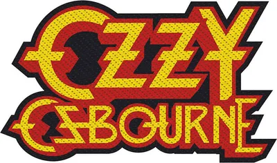 Produktbild von Ozzy Osbourne Logo Cut-Out Aufnäher zum Aufnähen