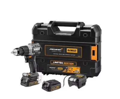 Zdjęcie produktu dla DeWALT DCD85ME2QT-QW, Wiertarka pistoletowa, Bezszczotkowy, Czarny, 90 N·m, Bateria, 18 V
