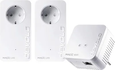 Produktbild von Devolo Magic 1 WiFi Multimedia Power Kit (1200Mbit, Powerline + WLAN ac, Mesh), 8729