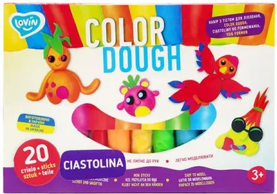 Produktbild von Lovin Color Dough – leichte Modelliermasse, 20 Stück