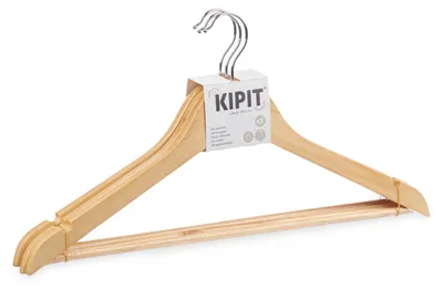 Immagine prodotto di Appendiabiti per armadio in legno WOODEN, 3 pezzi