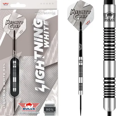 Produktbild von Bull's Lightning White 90% Steeldarts 25g
