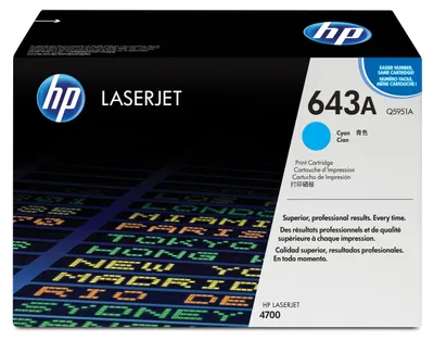 Immagine prodotto di Q5951A Cartuccia toner originale LaserJet HP 643A ciano