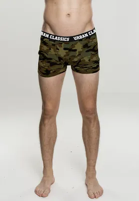 Immagine prodotto di Urban Classics - Confezione da 2 boxer mimetici da uomo woodcamo + darkcamo - XL