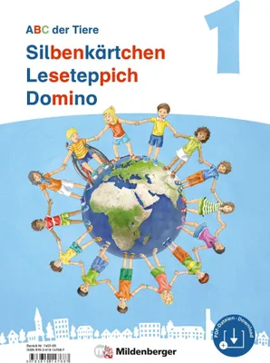 Produktbild von ABC der Tiere 1 bearbeitung - Silbenkärtchen, Leseteppiche, Domino