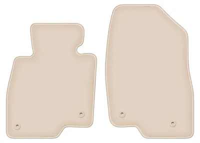 Produktbild von DURBAN Beige Velours-Fußmatten vorne für Mazda 6 GJ III Kombi (2012-)