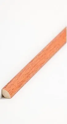 Produktbild von Viertelstableiste Fußleiste 12 x 12 x 2000 mm Mahagoni zum Kleben, Schrauben & Nageln Massivholz Sockelleiste by PROVISTON 2 Meter | 1 Stück