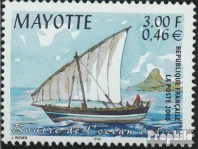 Produktbild von Briefmarken Mayotte 2000 Mi 79 (kompl.Ausg.) postfrisch Fischerboot