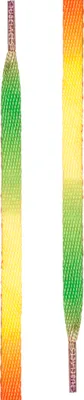 Produktbild von Tubelaces Schnürsenkel White Flat Rainbow-140cm
