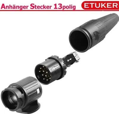 Produktbild von Stecker für Anhänger 13-polig, 12V,13-polig Anhänger, Stecker, Stecker