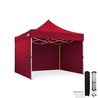 Produktbild von Promotionzelt 3x3 - Faltpavillon Stahlkonstruktion +3 Seitenwände