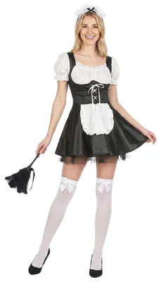 Immagine prodotto di Costume da cameriera in bianco e nero - M/L