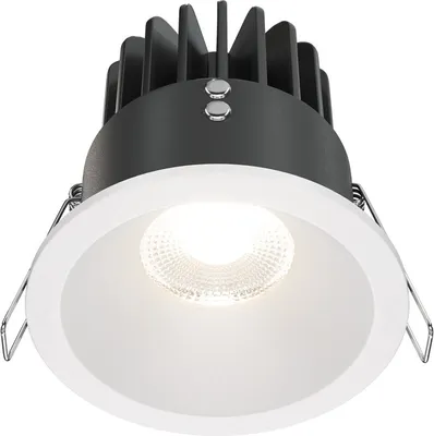 Produktbild von Maytoni LED Einbauspot Rund 12W 4000K IP65 dimmbar Aluminium Weiß
