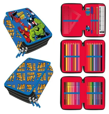 Obrázek produktu pro Kozmetická taštička/pouzdro Marvel Avengers (trojité)