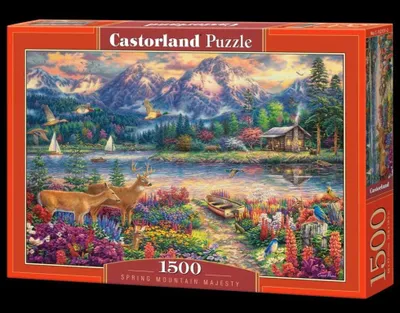 Image de Puzzle 1500 pièces Spring Mountain Majesty Castorland 152131