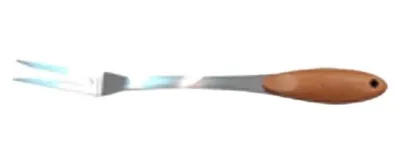 Produktbild von Fleischgabel 27 cm EUROHOME® – aus Edelstahl und Bambus, 11,2x3x37cm – für jede Küche zum Servieren von Fleichgerichten