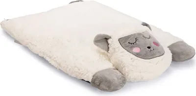 Produktbild von Beeztees Kitten Lama Casto - Katze Kissen - Plusch - weiss - 60x40x12 cm