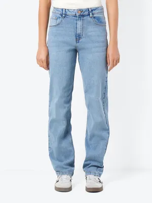 Produktbild von Noisy May Gerade Damenjeans, NMGUTHIE HW STRAIGHT JEANS VI375LB NOOS