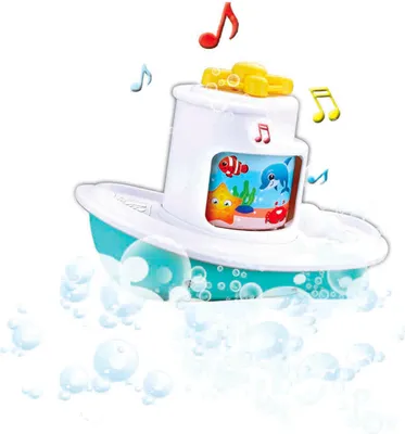 Produktbild von BB Junior 18-89024 - Spielzeugboot - Splash 'n Play Music Tugboat (15cm)