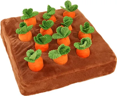 Obrázek produktu pro Mrkev, interaktivní hračka pro psy mrkev, enrichment, puzzle hračka pro psy, roztomilá hračka na sklízení mrkve, domácí mazlíček, interaktivní puzzle, IQ hračka pro psy a kočky