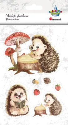 Produktbild von Igel-Aufkleber Titanum