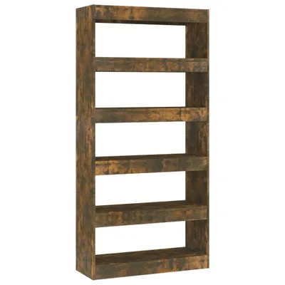 Produktbild von vidaXL Bücherregal/Raumteiler Räuchereiche 80x30x166 cm Holzwerkstoff