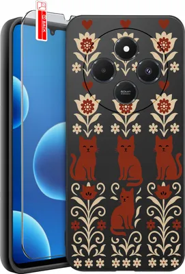 Immagine prodotto di ETUI do Xiaomi Redmi 14C MOTYWY LUDOWE TRADYCJA KULTURA WZORY + SZKŁO 9H