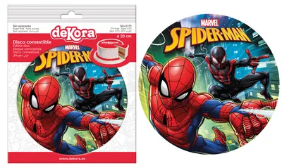 Produktbild von Dekora Spiderman  20cm Essbarer Tortenaufleger