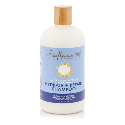 Produktbild von Shea Moisture Manuka Honey & Yoghurt Hydrate + Repair Shampoo 384ml feuchtigkeitsspendendes und reparierendes Haarwaschmittel