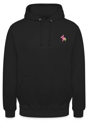 Produktbild von Spreadshirt SpongeBob Schwammkopf Patrick Star Stick-Motiv Uni Hoodie, XL, Schwarz