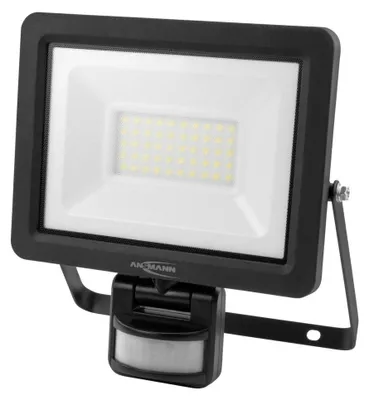 Immagine prodotto di Ansmann WFL30W-S: faretto da parete a LED con sensore di movimento PIR, con cavo, 30 W