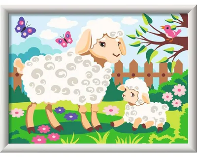 Produktbild von Schaf mit Lämmchen Ravensburger 23764