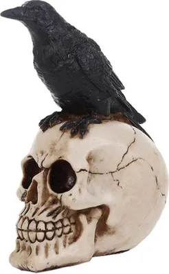 Produktbild von Totenkopf aus Kunstharz für Halloween, Bar, Tischdekoration