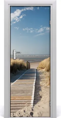 Produktbild von Tulup Türaufkleber 75x205 cm Dekorative Aufkleber Selbstklebend Wasserdichte Tapete Abnehmbar Schlafzimmer Wohnzimmer Wohnkultur - Weg zum Strand