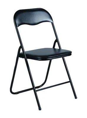 Produktbild von Klappstuhl, Stuhl, Esszimmerstuhl J-6 , Farbe Schwarz