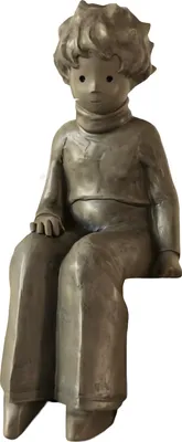 Produktbild von Vidroflor Kunststein Der Kleine Prinz als Kantenhocker © Antoine de Saint-Exupéry, Klein, Leicht, Befüllbar, Wetterfest