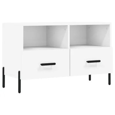 Produktbild von TV-Schrank Weiß 80x36x50 cm Holzwerkstoff