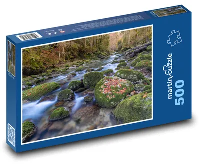 Zdjęcie produktu dla martinpuzzle - Puzzle 500 - Potok w lesie