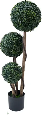 Productafbeelding van Kunstplant Nandina, 150 cm – Realistische kunstboom in pot – Flexibel te vormen – Groen