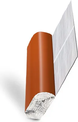 Produktbild von KAMINANSCHLUSSBAND BLEI Wandanschlussband Dachrolle Kaminband 300mm RAL 8004 ZIEGELROT 5m