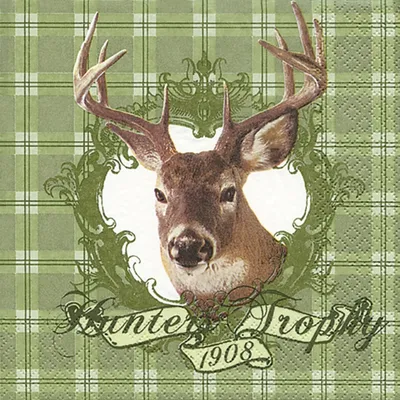Produktbild von Home Fashion® 211369 Lunchservietten Design "Jagd"