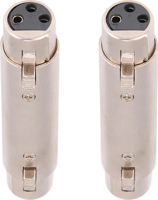 Obrázek produktu pro 2ks 3-pinový konektor XLR samice na konektor audio mikrofonu samice