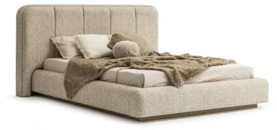 Immagine prodotto di Elegante letto beige – Design moderno con elevata stabilità