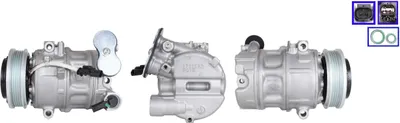 Produktbild von LUCAS ACP01204 Klimaanlage Klimakompressor PAG 46 YF R134a R1234yf für OPEL Astra K Sports Tourer (B16) Astra K Schrägheck (B16) INSIGNIA Caravan